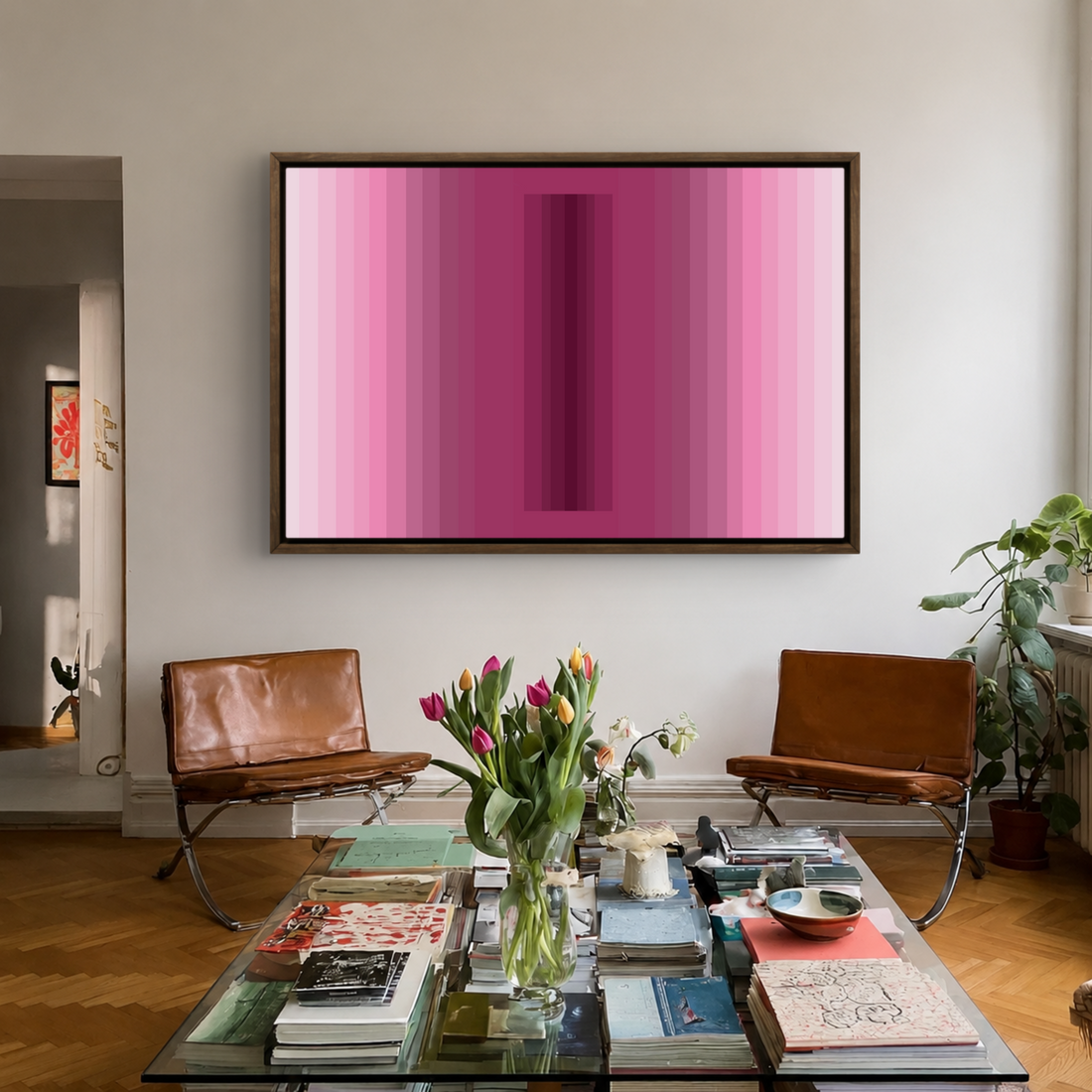 Magenta Painting