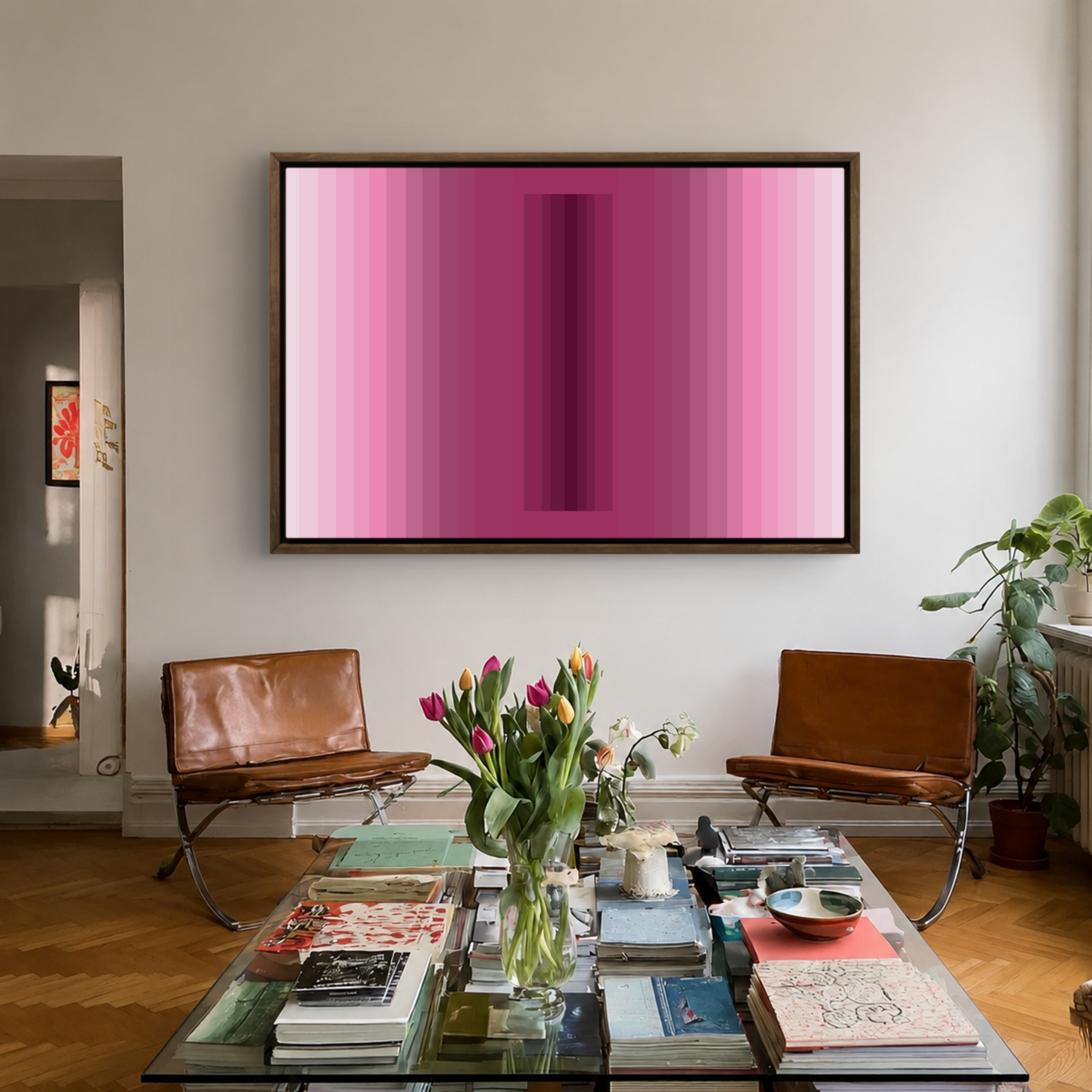 Magenta Painting