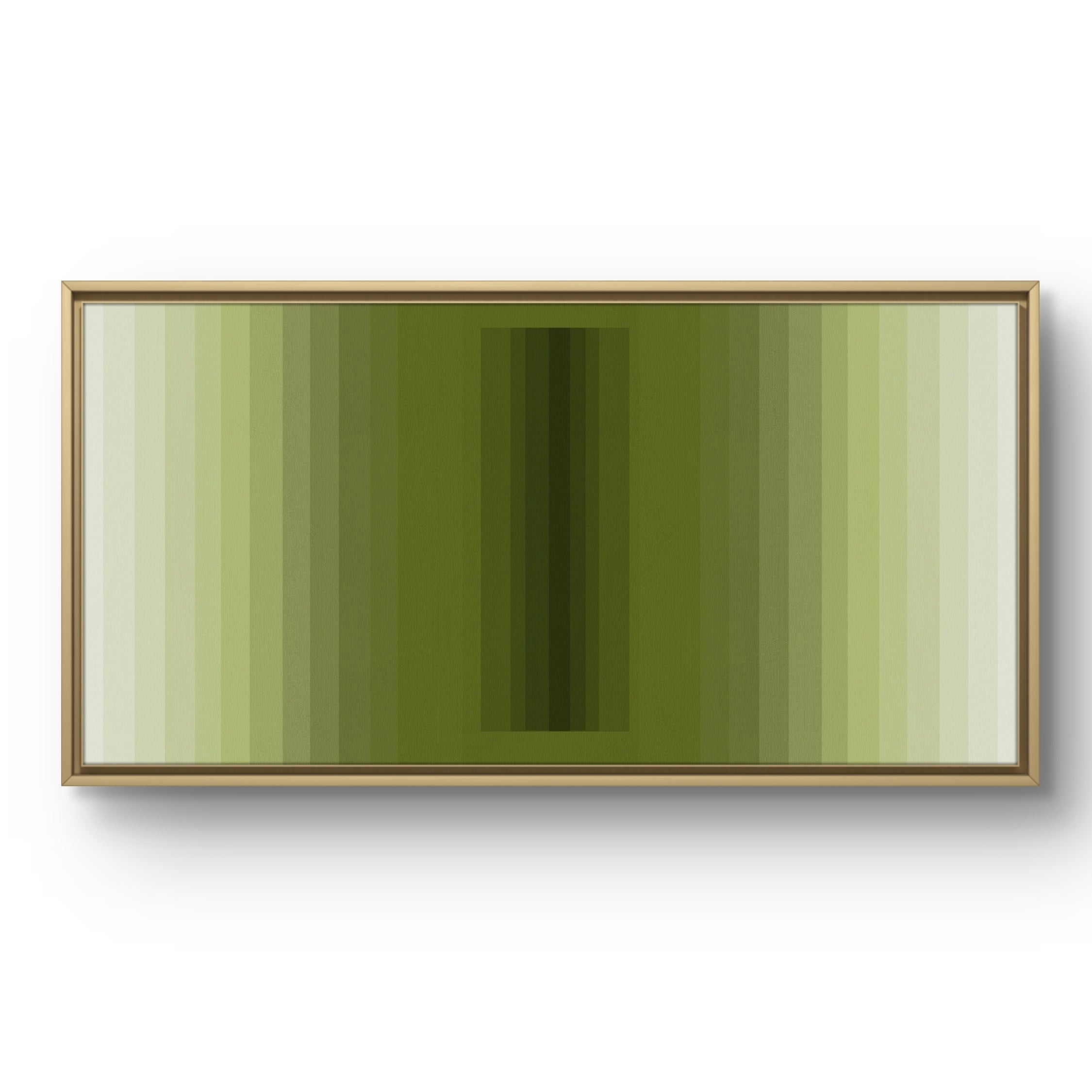 Large green wall art