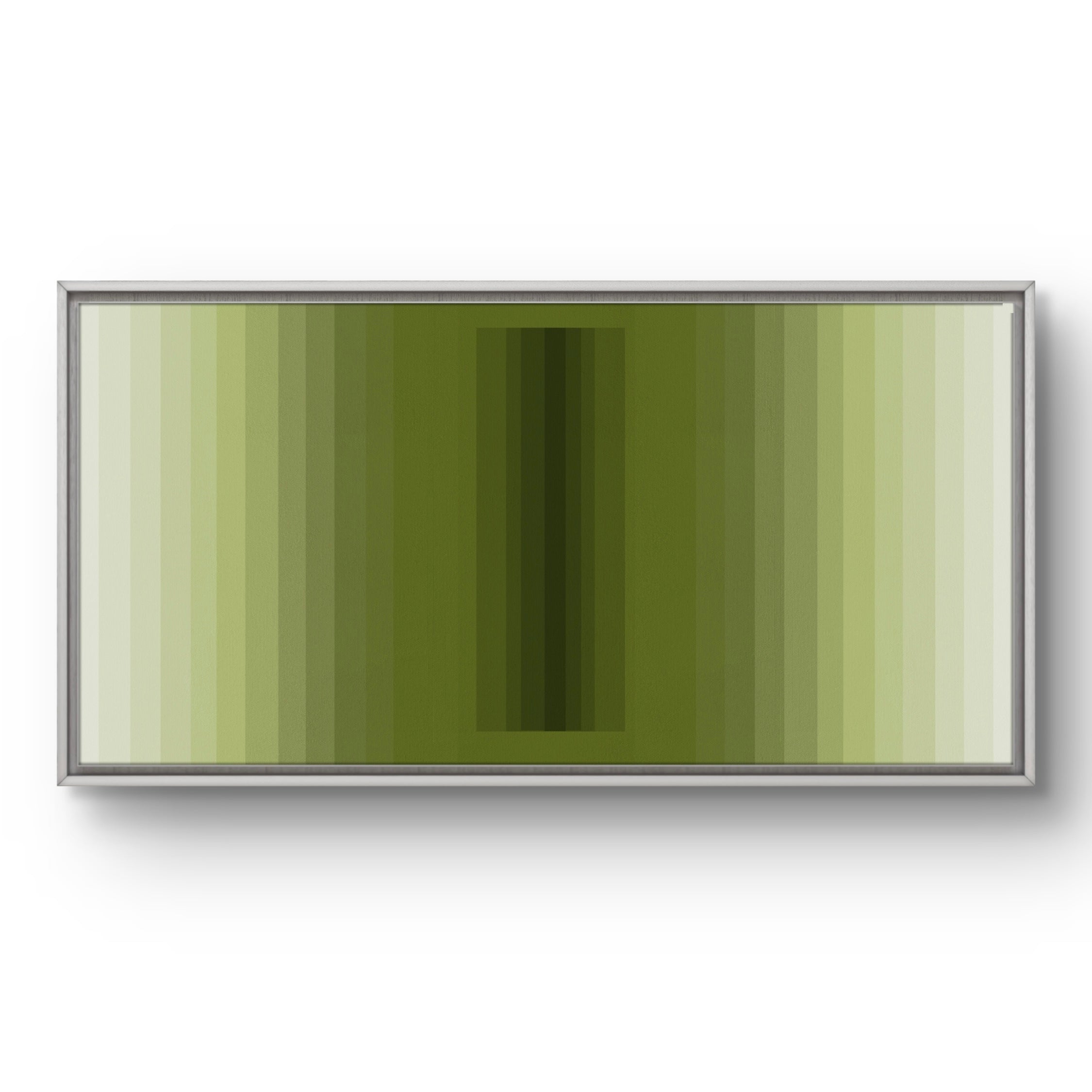 Large green wall art