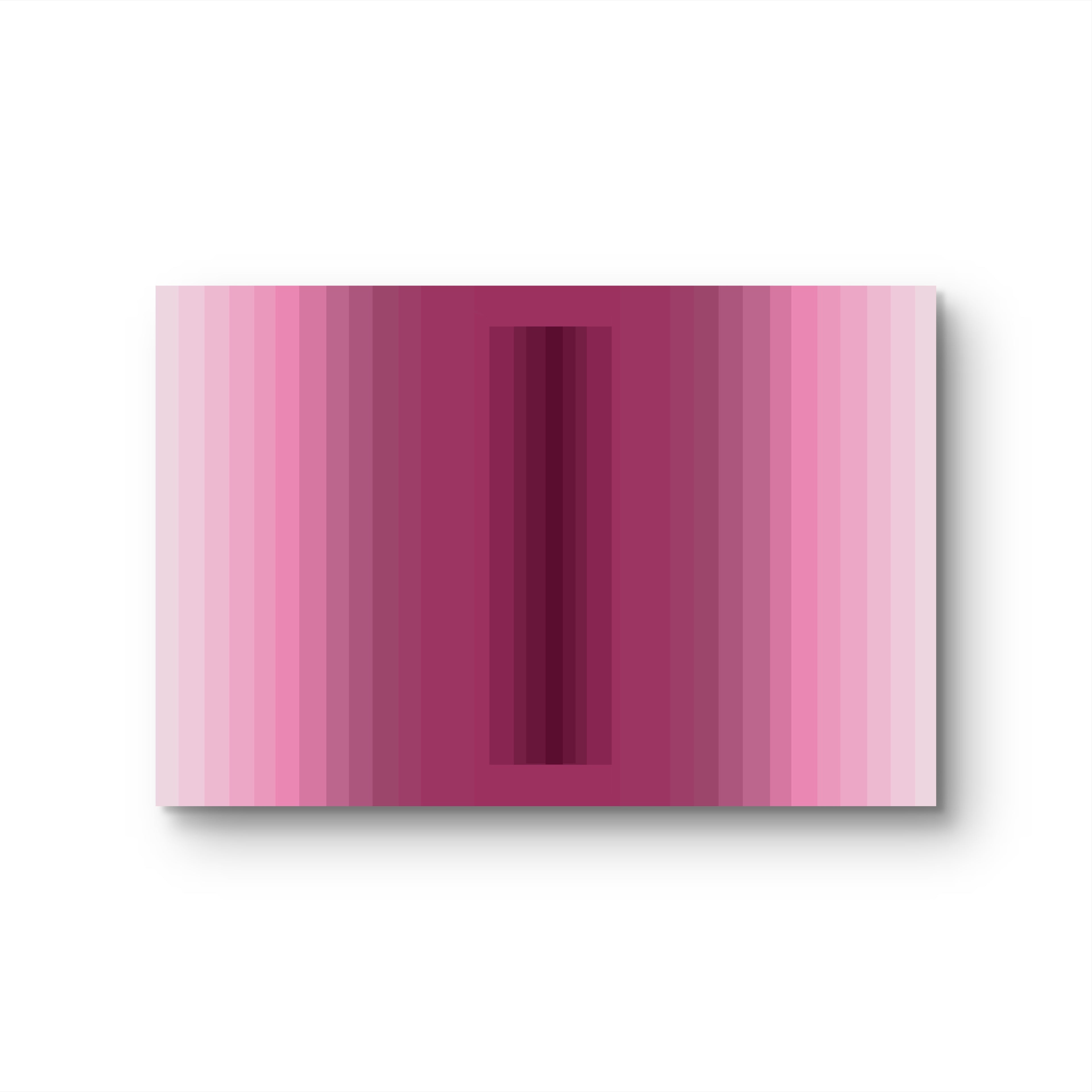 large pink ombre wall art for contemporary interiors